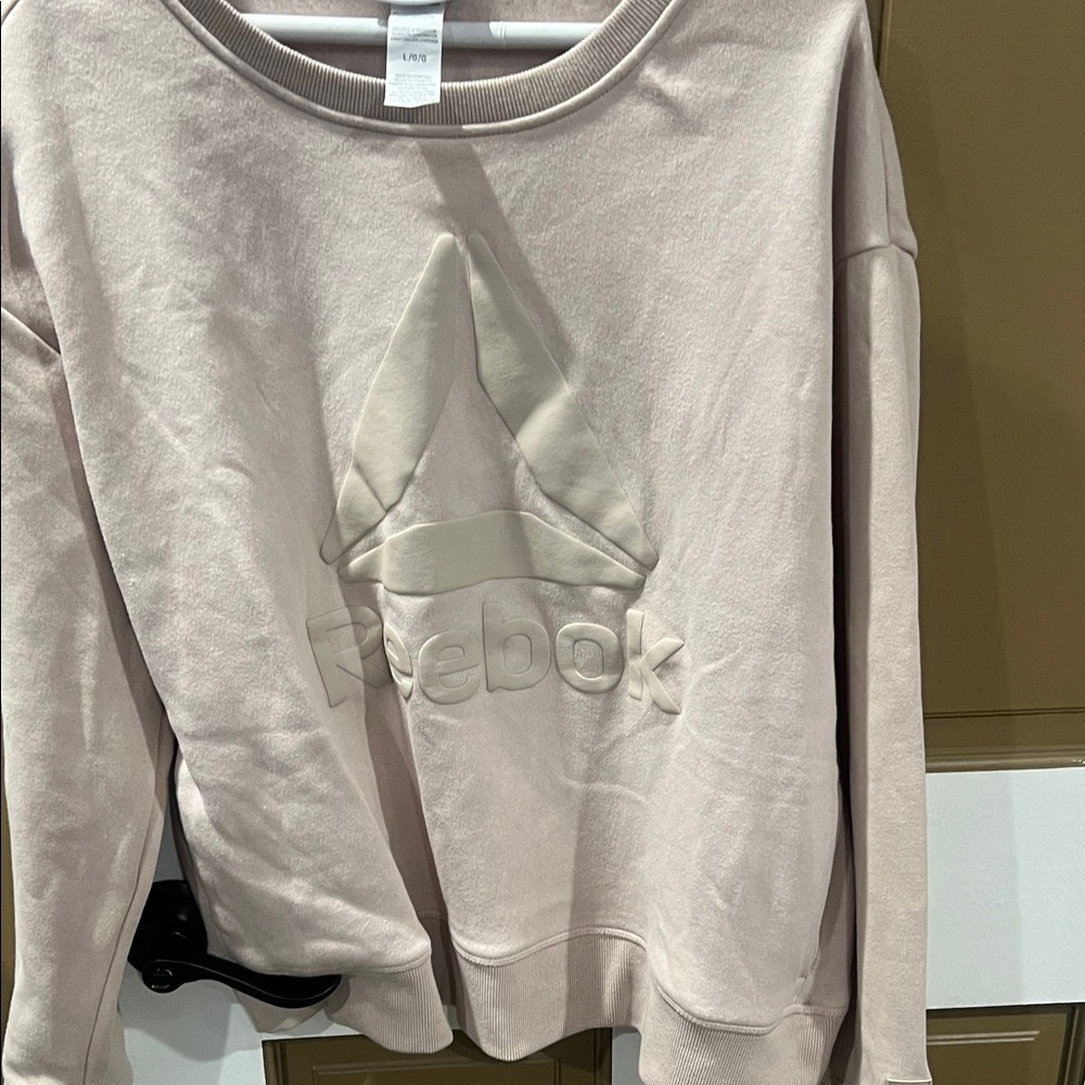 Reebok Women's Light Beige Sweatshirt